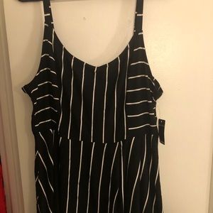 Black & White Striped Tank Top. Super soft Torrid!